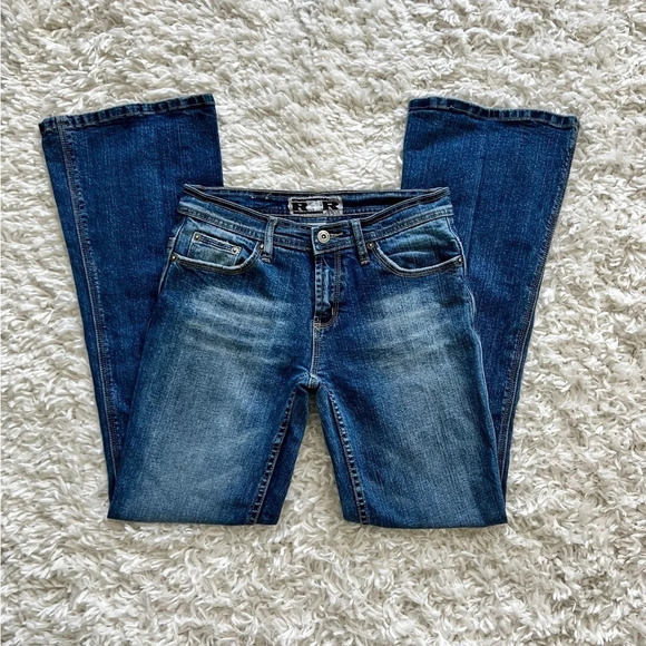 Y2K R4R Rave Jeans Low Rise Jeans - Picture 3 of 5